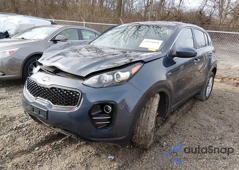 2019 Kia Sportage Lx z USA, uszkodzony, nr VIN KNDPMCAC5K7617854